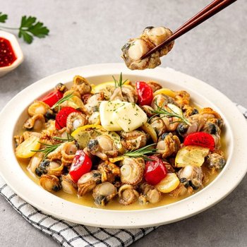 깔끔하게 손질한 통통 자숙가리비살 1kg