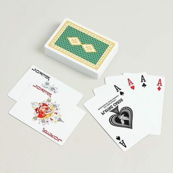 포커 카드 그린 플라스틱 카지노 홀덤 여행