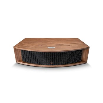 [해외] JBL L75ms 133mm 우퍼 3웨이 올인원 음악 시스템 Bluetooth Wi-Fi 지원 앱 호환 월넛