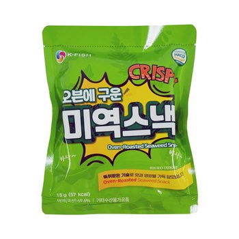 [석하] 오븐에 구운 미역스낵  15g