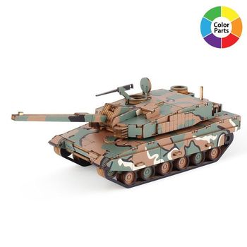 미니 전투차량 K2 모형 장난감 정밀 모형군 복제품 조립형