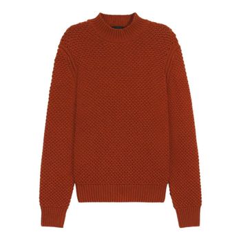 25 FW 보스 텍스처 니트 모크 넥 스웨터 50550008 TP442767420 144881444