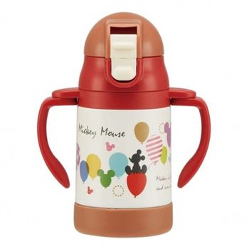 미키마우스 PNUJFTYH 보온보냉 스텐레스 양손 빨대머그 240ml