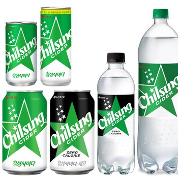 칠성사이다 오리지널 제로 190ml 245ml 355ml 500ml 1.25L