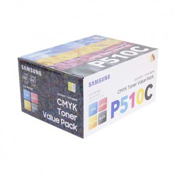 삼성 SL C510 4색패키지 정품토너 CLT-P510C 프린터 리필 교체