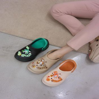 여성 패션 통굽 슬리퍼 116798