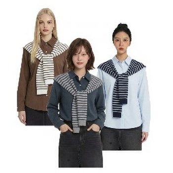 여성니트레이어드셔츠10560-120-201-25AB-SH