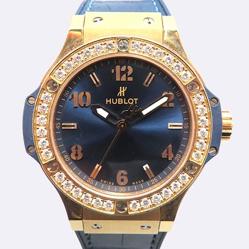 [중고] 고이비토 위블로 BIGBANG 빅뱅 다이아 베젤 38MM 남여공용 시계 K0040HUB