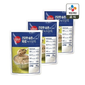 햇반죽 파로 녹두닭죽 420g x3개