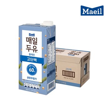 매일유업 매일두유 고단백 950ml 10팩 설탕무첨가 대용량 이중포장