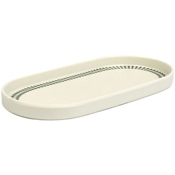 딥라운드직사각 멜라민 접시 고기집 카페 DS-7043-1