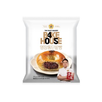405 베이크하우스 명장 통단팥빵 115g x 3개