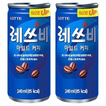 롯데 레쓰비 마일드 240ml x 60캔 (30캔x2박스)_23364716
