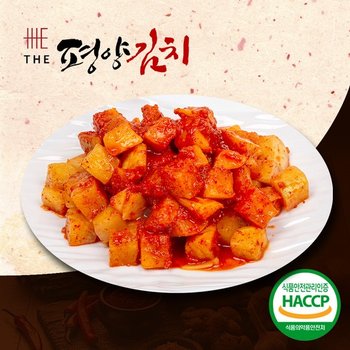 북한 평양식 김치 깍두기 무김치 국산무 5kg/10kg