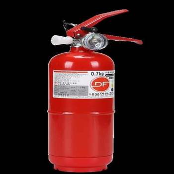 차량용 분말 소화기 0.7KG 안전 소방 장비 용기
