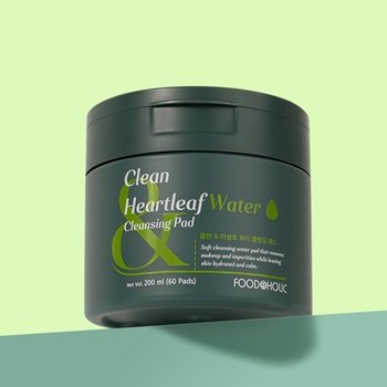 (무배)푸드어홀릭 클린앤 어성초 워터 클렌징 패드 200ml (60매) /클...