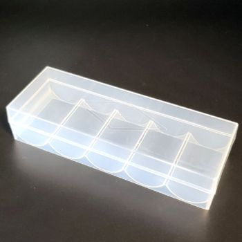 포커칩 보관함 뚜껑형 투명 케이스 포커 플레이 용품