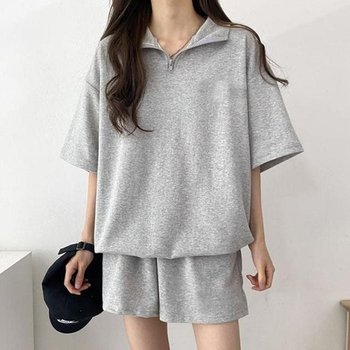 [MEK9PP01_62_62]여성 데일리 스타일링 반집업 아노락