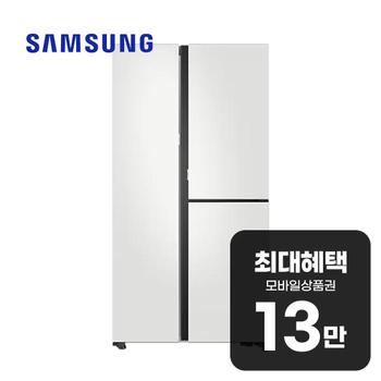 삼성 비스포크 양문형 냉장고 845L (코타 PCM 화이트) RS84DB5661CW 렌탈 60개월 월 48500원