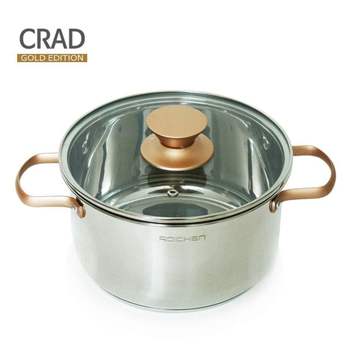 스텐레스냄비 로이첸 클라드 골드에디션 양수냄비 20cm