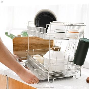 옷걸이 K10915 올 스텐 식기건조대 2단