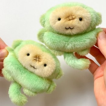 핸드메이드 메론빵숭이 인형