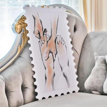 아트박스/꾸밈 nt218-행잉액자_나를사랑하자(관리받자)(우표세로대