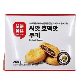 오늘좋은 씨앗 호떡맛 쿠키 12개입 258g x 2개 c86624