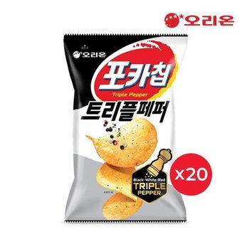 오리온 포카칩 트리플페퍼M(60g) x 20개