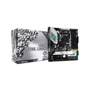[해외] ASRock AMD Ryzen 5000 (Soket AM4) B550 Micro ATX B550M Steel Legend 시리즈 대응 칩셋 탑재