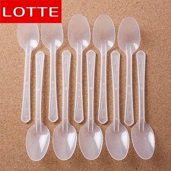 10p 롯데 이라이프 다회용 위생수저/일회용숟가락