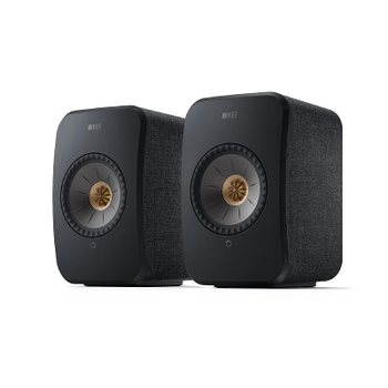 [해외] KEF LSX II - 무선 HiFi 북셀프 스피커 (카본 블랙)