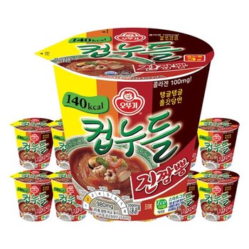컵누들 진짬뽕 컵 38g 12개