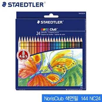 스테들러 QT85EY15 NorisClub색연필 144 NC24