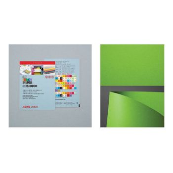 OA팬시페이퍼A4 P15 연두색 25매 80g 1개 a4용지5000매75g a3용지 hp복사용지 한솔a4