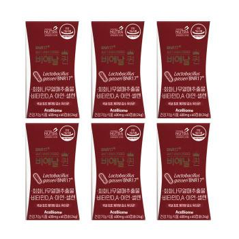 비에날 퀸 BNR17 갱년기유산균 400mg x 60캡슐 6박스-SDL- (S27723656)