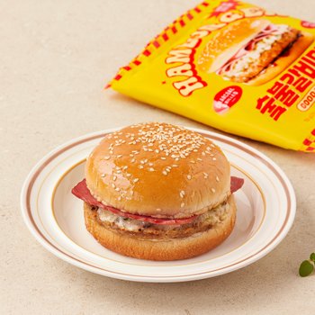 숯불갈비맛햄버거 150g