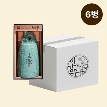 [1BOX] 이강주 특3호 25도 1000ml X 6병 (케이스, 쇼핑백 포함)