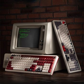 [해외] 8Bitdo Retro108 레트로 무선 기계식 키보드 108키 TOP구조 알루미늄보강판
