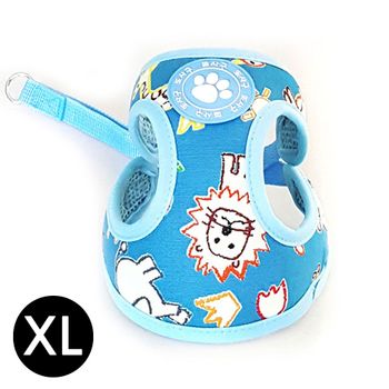 지엠펫 RYKO2740 XL 블루 하네스 동물원 하네스 강아지