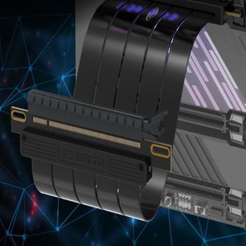 PCI-E 4.0 라이저 케이블 300mm 데스크탑조립 PC케이블 전기통신자재 그래픽카드케이블 전기자재