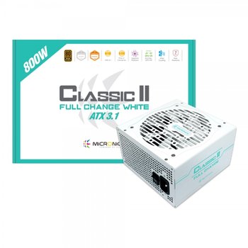 마이크로닉스 Classic II 풀체인지 800W 80PLUS BRONZE ATX3.1 화이트 (정격 컴