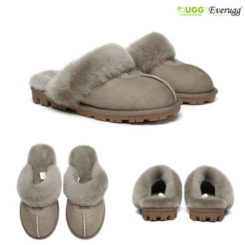 호주어그 24FW 에버어그 양털 천송이 와플 슬리퍼 AS2009 카리브
