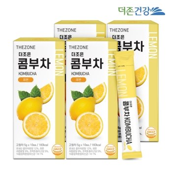더존건강 더조은 콤부차 레몬 10포 4박스