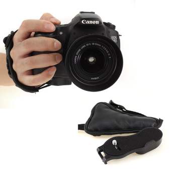 DSLR 카메라 핸드 그립 스트랩 가죽 손잡이 펜탁스 니콘 호환