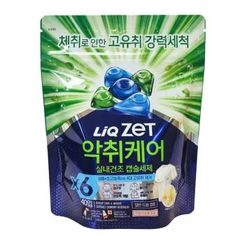 애경 리큐 제트 악취케어 실내건조 캡슐세제 40입