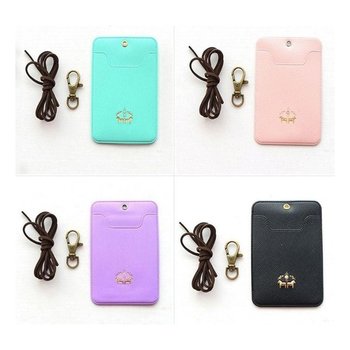 목걸이형 카드지갑 펜던트 케이스 커버 신용카드 현금 목걸이형 신용카드 현금