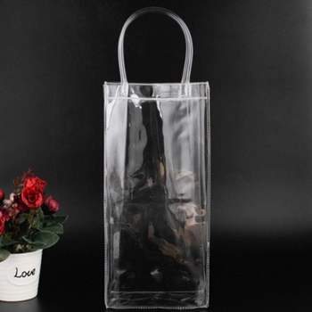토트백 PVC토트백 PVC가방 DIY가방 플라워백 클리어백 보냉쿨러 25cm 선