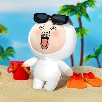 /이들만듦 오니기리 캐릭터 모찌 인형 30cm