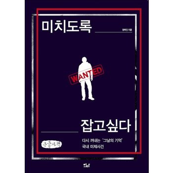 [큰글자도서] 미치도록 잡고 싶다 - 다시 꺼내는 그날의 기억 국내 미제사건